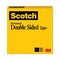 Scotch 3 in. Core 0.5 in. x 36 yds Double-Sided Tape - Clear (1-Roll)